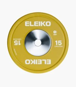 ELEIKO IWF Weightlifting Training Discs/Plates (Clearance) -Fitness Equipment Store 15kgTrainingDisc2022