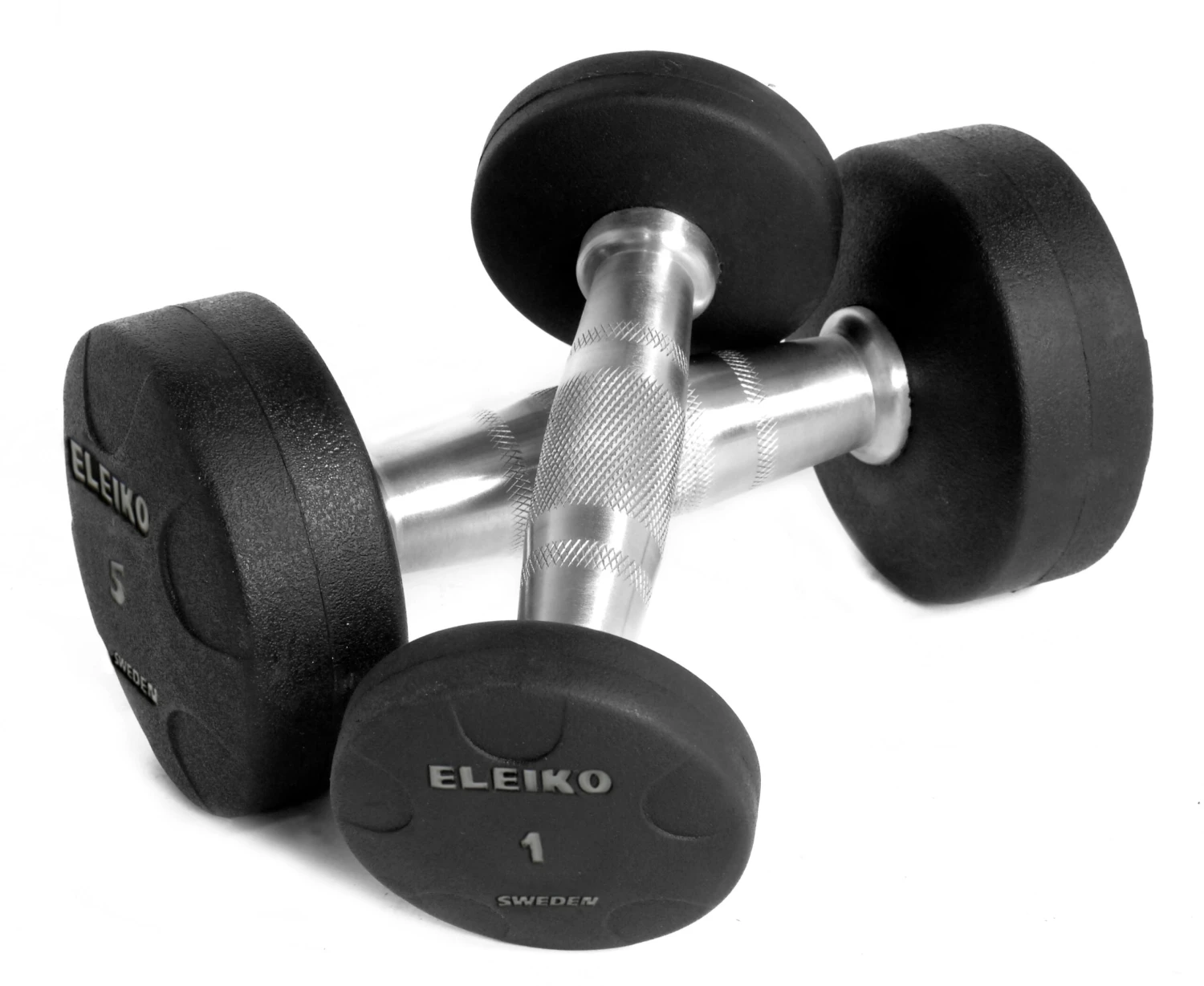 Eleiko Vulcano Solid Rubber Dumbbell - Clearance - Old Logo 3 Eleiko Vulcano Solid Rubber Dumbbell - Clearance - Old Logo