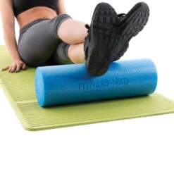 45cm Foam Roller (6" X 18") Blue -Fitness Equipment Store 577fd1706e96b FROLLER6