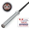 ATX® RAM BAR II Powerlifting Bar - PRO Series - Black Oxide / Hard Chrome - IPF Approved