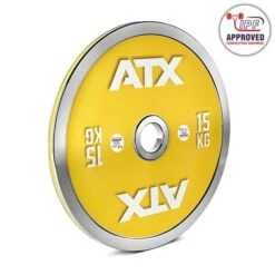 ATX® Calibrated Steel Powerlifting Plates - IPF Approved -Fitness Equipment Store ATX Steel Calibrated Powerlifting Weight Plates IPF Approved 15kg