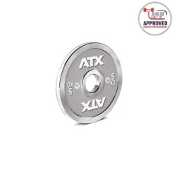 ATX® Calibrated Steel Powerlifting Plates - IPF Approved -Fitness Equipment Store ATX Steel Calibrated Powerlifting Weight Plates IPF Approved 5kg