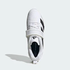 Adidas AdiPower III - White Black -Fitness Equipment Store AdipowerIIIWhite2