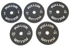 Pullum Branded Black Bumper Training Disc Set