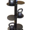 Pullum Pro-T Vertical Kettlebell Rack -Fitness Equipment Store BlackKettlebellrackwithbells