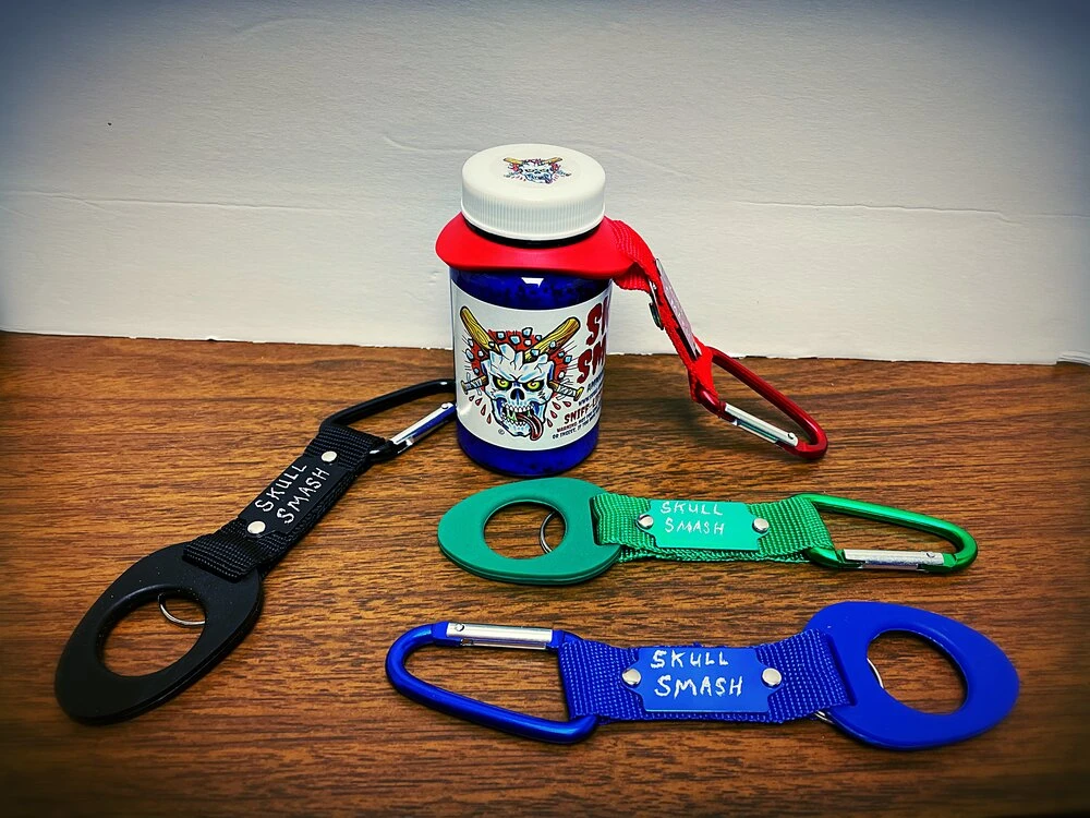 Skull Smash® Bottle Strap, With Carabiner 4 Skull Smash® Bottle Strap, With Carabiner - Image 2
