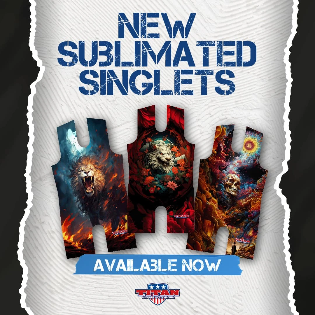 Titan Triumph Sublimated Singlet- Custom Order 3 Titan Triumph Sublimated Singlet- Custom Order