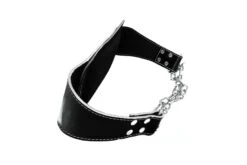 Black Leather Dipping Belt With Chain - Pullum -Fitness Equipment Store Dip Belt With Chain Black Leather