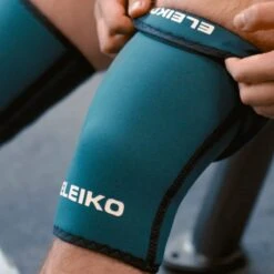 Eleiko Powerlifting Knee Sleeves 7 Mm - Strong Blue -Fitness Equipment Store Eleiko Powerlifting Knee Sleeves Pair 7mm Lifestyle