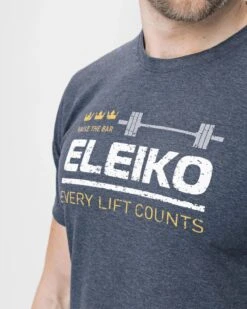 Eleiko Sign T-shirt B - Sky Black -Fitness Equipment Store Eleiko Sign T shirt B Sky Black 3