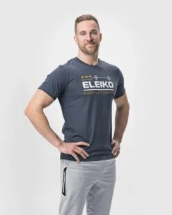 Eleiko Sign T-shirt B - Sky Black -Fitness Equipment Store Eleiko Sign T shirt B Sky Black 4
