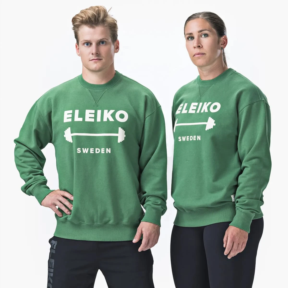 Eleiko Sweatshirt 1957 Collection - Green - Unisex 3 Eleiko Sweatshirt 1957 Collection - Green - Unisex