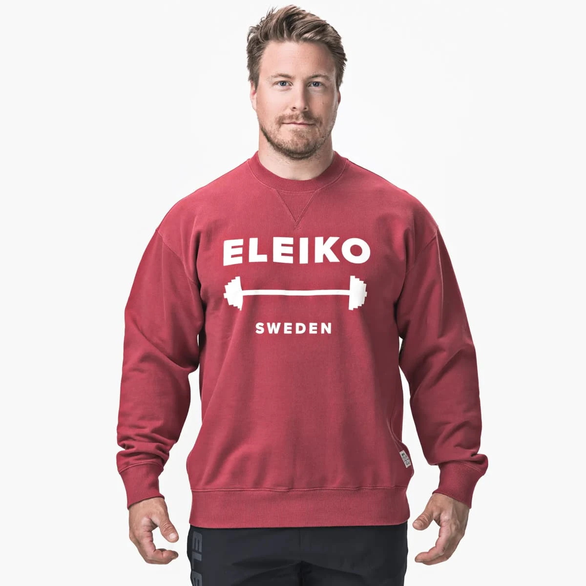 Eleiko Sweatshirt 1957 Collection - Red - Unisex 4 Eleiko Sweatshirt 1957 Collection - Red - Unisex - Image 2