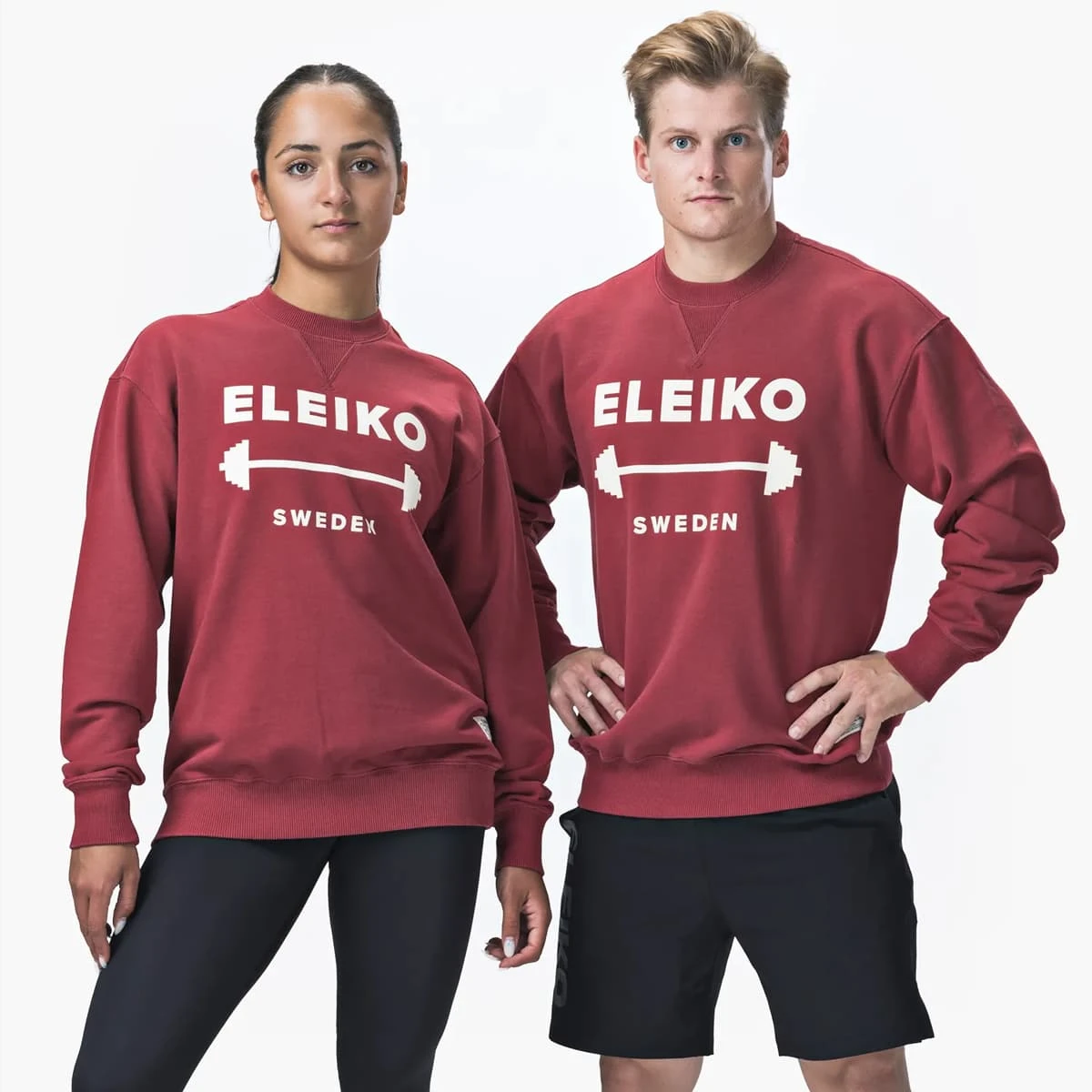 Eleiko Sweatshirt 1957 Collection - Red - Unisex 3 Eleiko Sweatshirt 1957 Collection - Red - Unisex