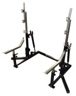 Pullum Powerlifting Competition Combi Bench/Tilt Stands -Fitness Equipment Store PBCP01 Stands Only Comp Bench