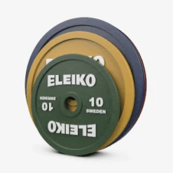 ELEIKO IPF METAL POWERLIFTING DISCS - OLD LOGO While Stocks Last