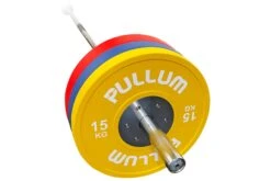 Pullum Branded Coloured Competition Weightlifting Disc Set -Fitness Equipment Store Pullum Branded Coloured Competition Weightlifting Disc Set 15kg