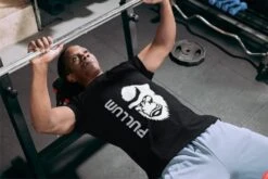 Pullum T-Shirt With Gorilla Silhouette - Black -Fitness Equipment Store Pullum Tshirt 23 2