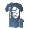 Pullum T-Shirt With Gorilla Silhouette - Indigo Blue -Fitness Equipment Store Pullum Tshirt 23 Blue