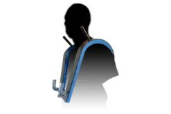 Pullum Front Squat Zercher Harness -Fitness Equipment Store Pullum Zercher Harness Angled Silhouette