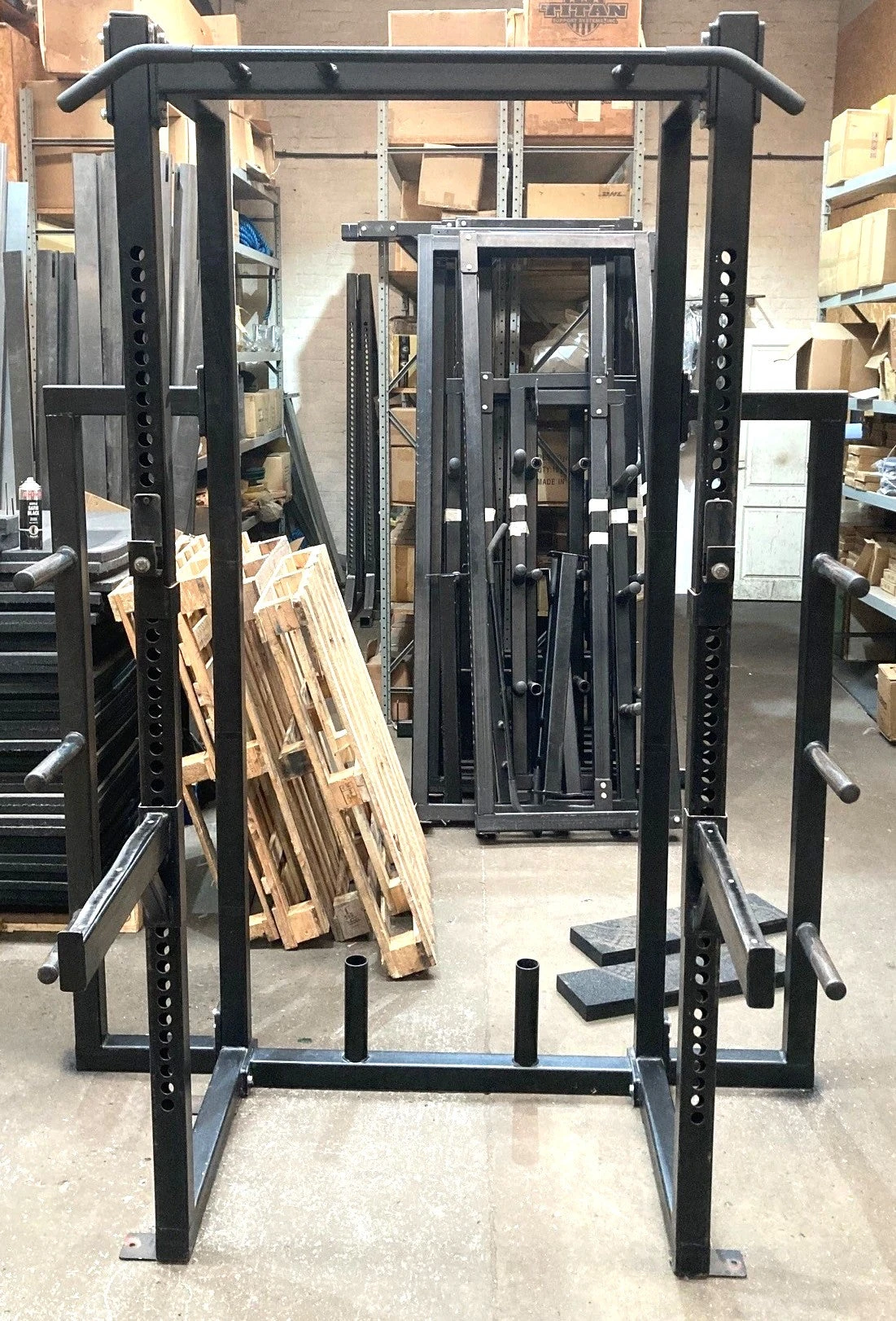 Pullum Pro-R Back To Wall Rack - USED Single Bay V2 4 Pullum Pro-R Back To Wall Rack - USED Single Bay V2 - Image 2