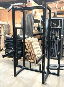 Pullum Pro-R Back To Wall Rack - USED Single Bay V2 7 Pullum Pro-R Back To Wall Rack - USED Single Bay V2 -Fitness Equipment Store PullumBacktowallP3