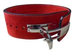 Titan Toro Bravo Powerlifting IPF Approved Lever Belt -Fitness Equipment Store Red Titan Toro Bravo Lever Belt 1