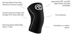 Rehband RX Powerlifting Knee Sleeve Power Max 7mm -Fitness Equipment Store RehbandPowerMaxKS
