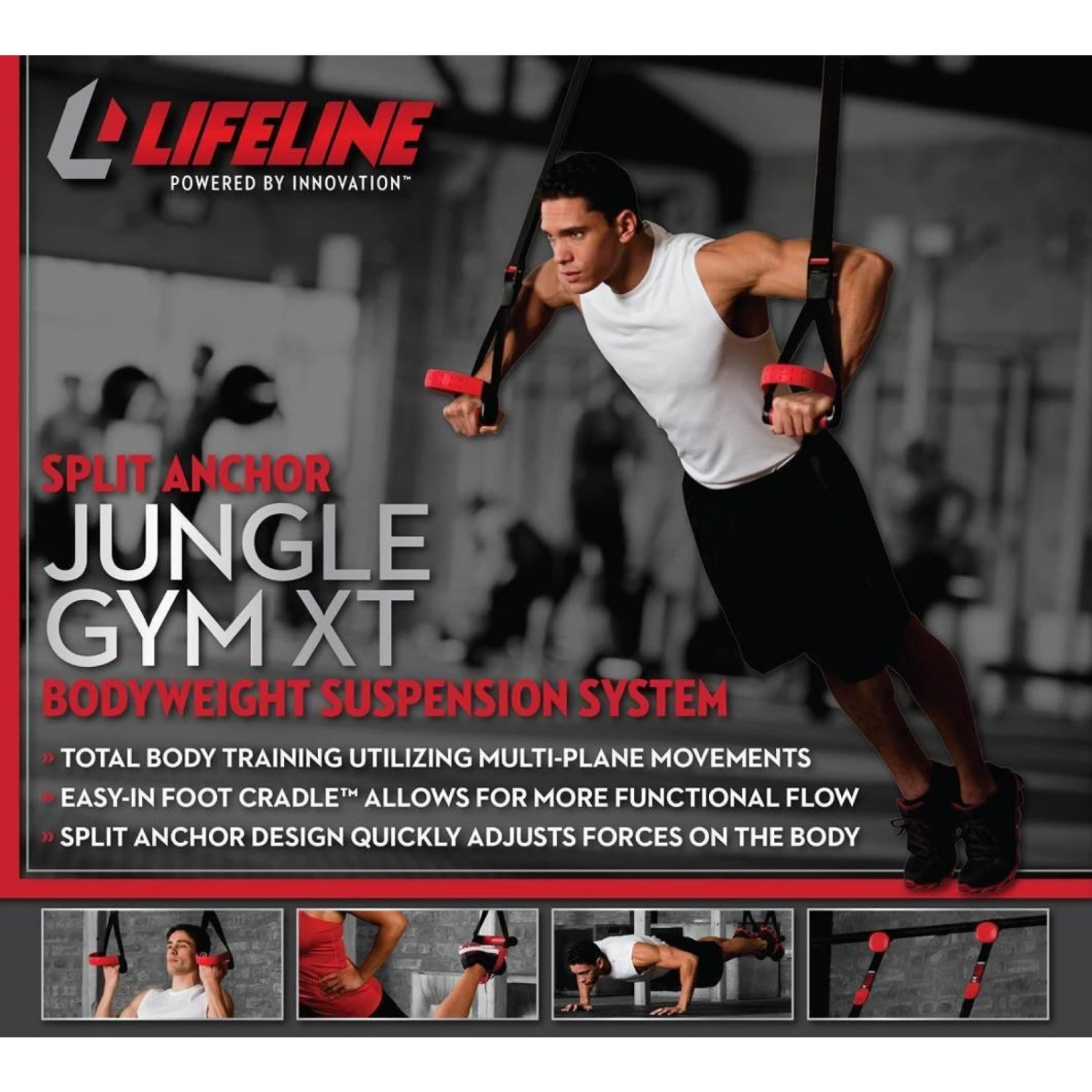 Lifeline Jungle Gym XT - Suspension Training Kit 3 Lifeline Jungle Gym XT - Suspension Training Kit