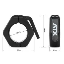 ATX® Magnetic Collar Clamp 50 Mm - Pair -Fitness Equipment Store v 50 200 ms